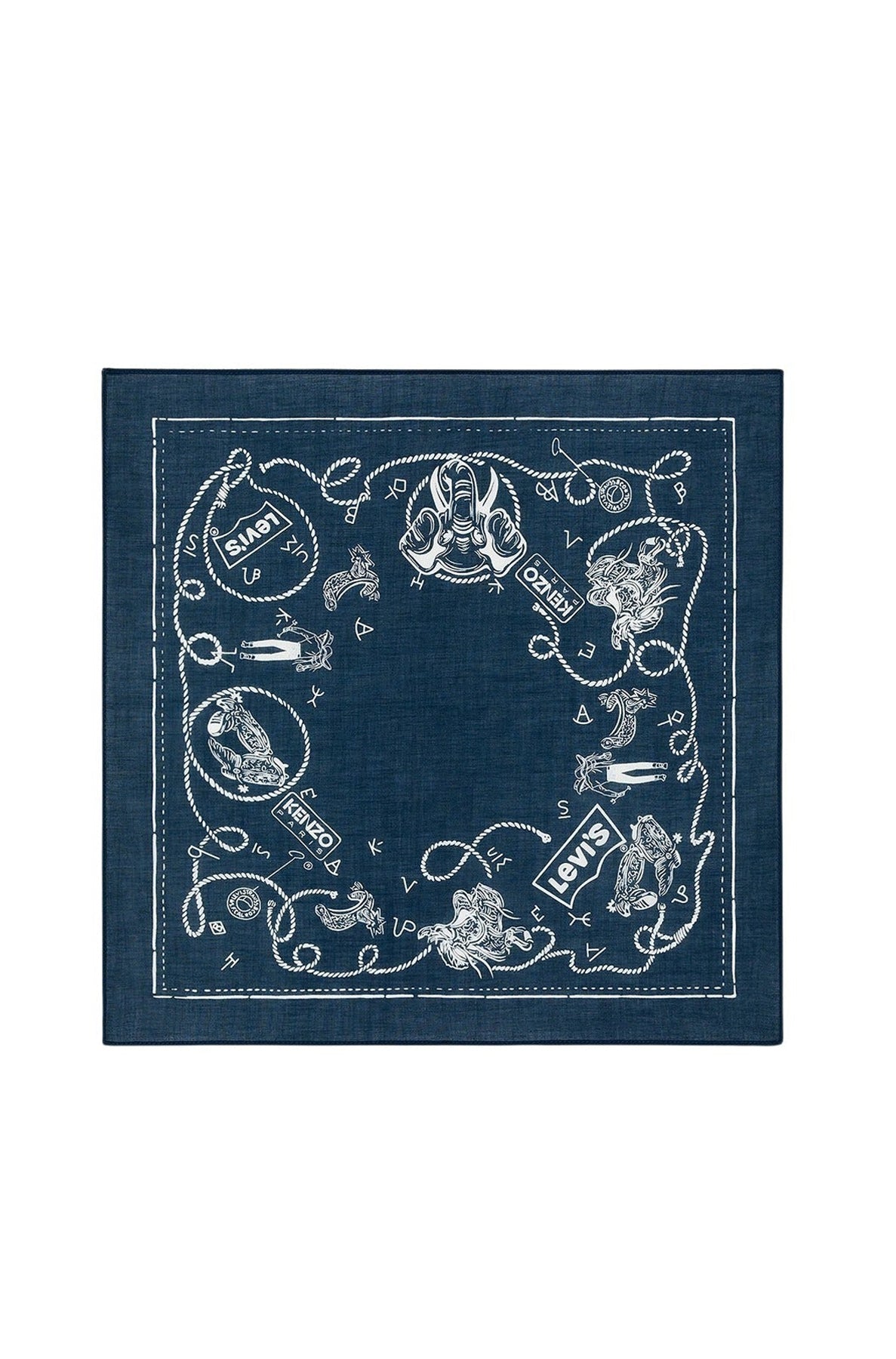 Kenzo x LEVI'S® Printed Bandana - Navy Blue