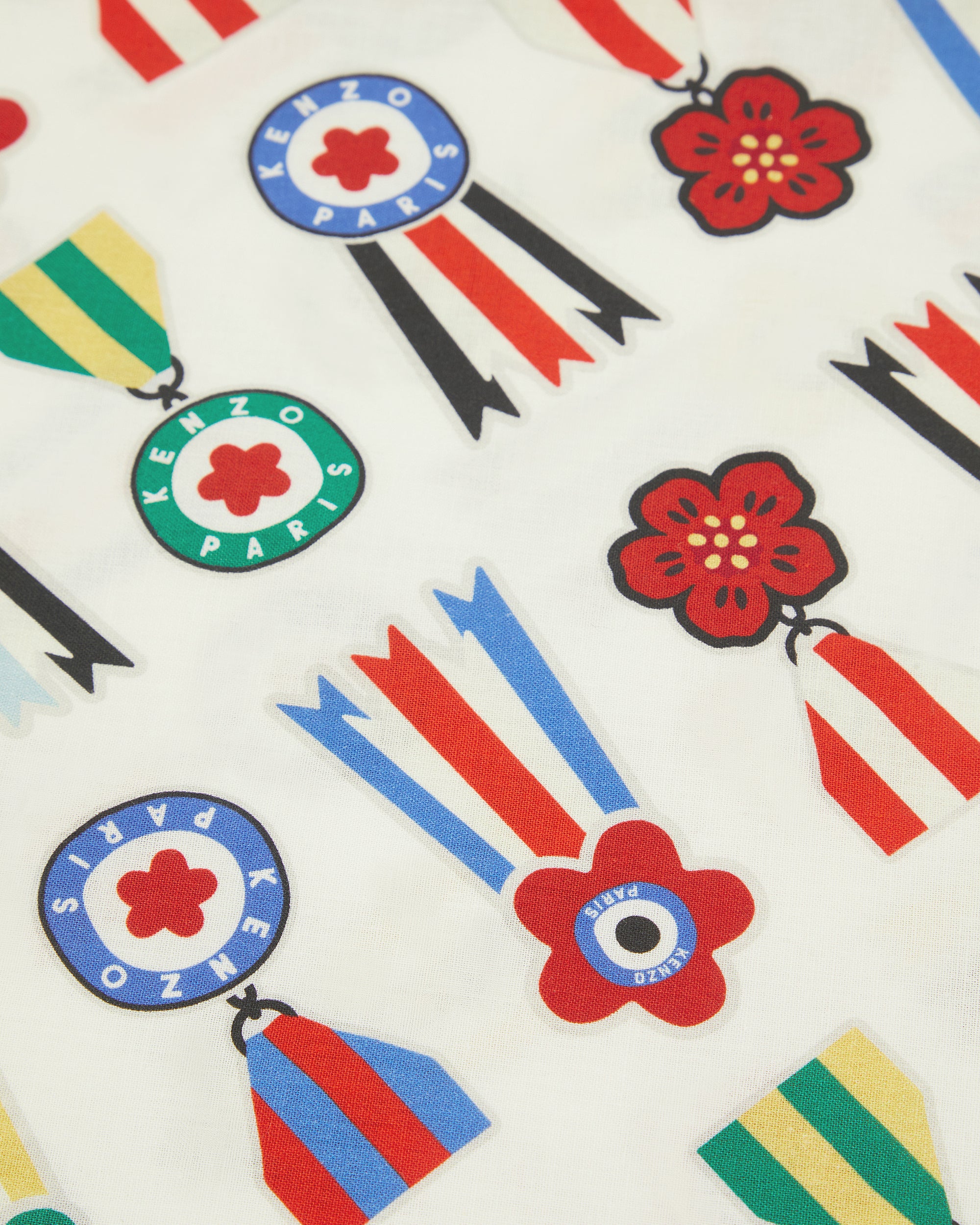 Bandana "Kenzo Stamp" - Off White