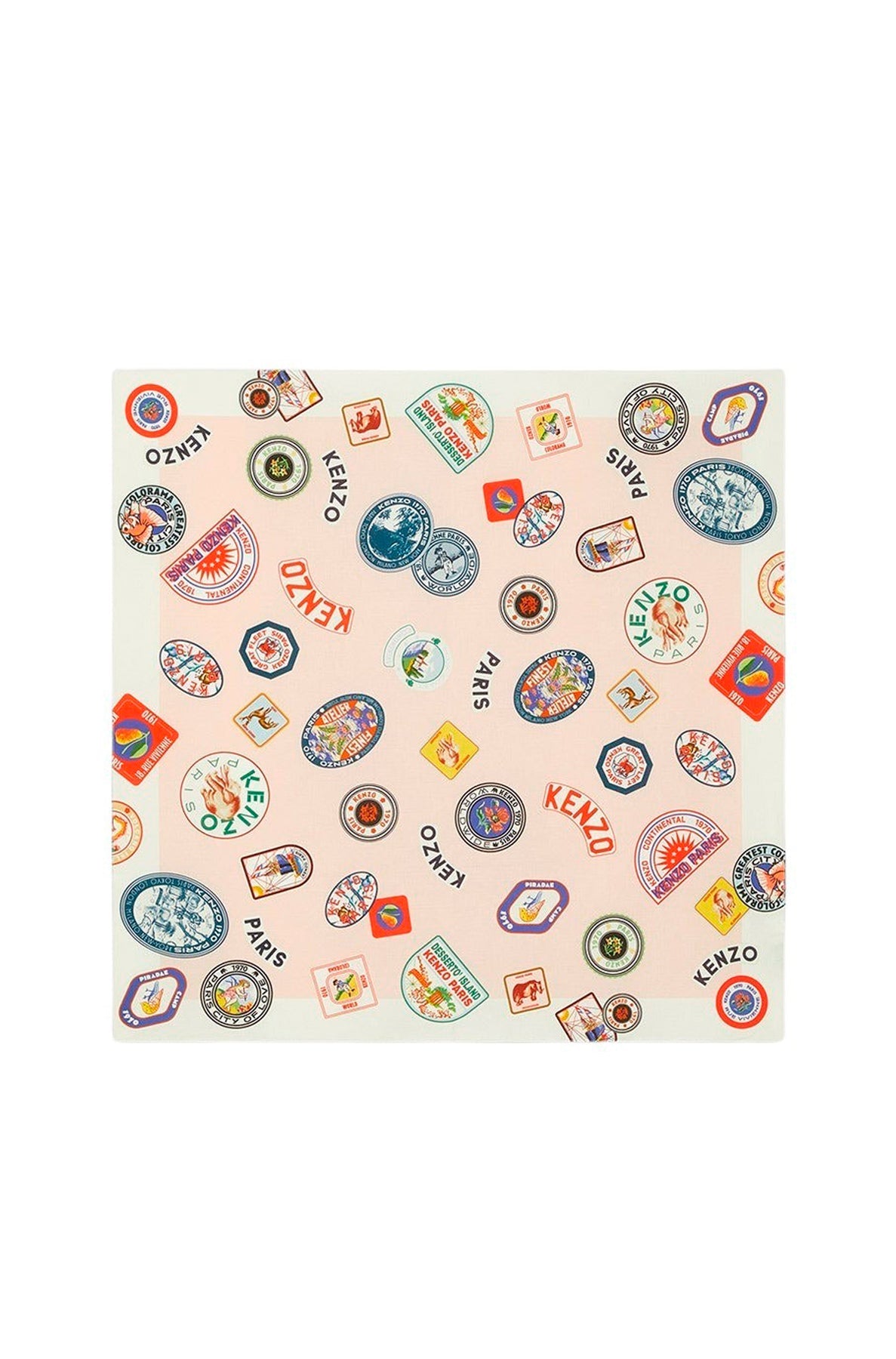 Bandana "Kenzo Stamp" - Faded Pink