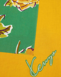 Grand carré "Kenzo Roses" - Grass Green