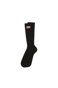 Chaussettes "Kenzo Tag" en laine - Black