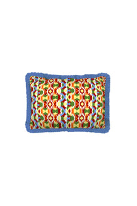 RECO PRIX : 35 // Cotton cushion cover 35x50 cm Jaquikat maroon