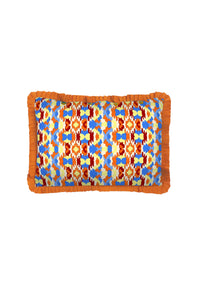 Jaquikat cotton cushion cover - Blue