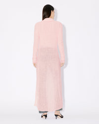 Sheer Solid Long Cardigan