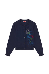 Kenzo Drawn Flowers Cardigan