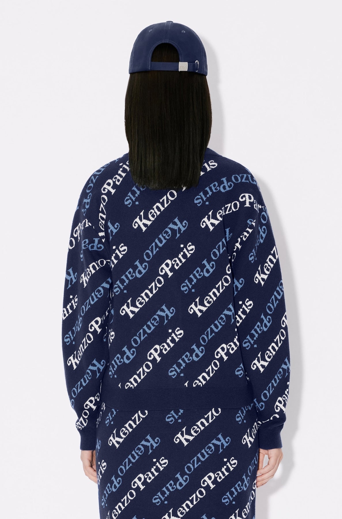 Kenzo by Verdy Wool Cardigan - Midnight Blue