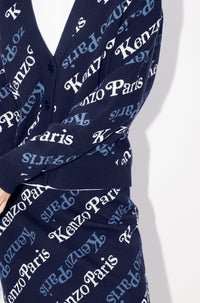 Kenzo by Verdy Wool Cardigan - Midnight Blue