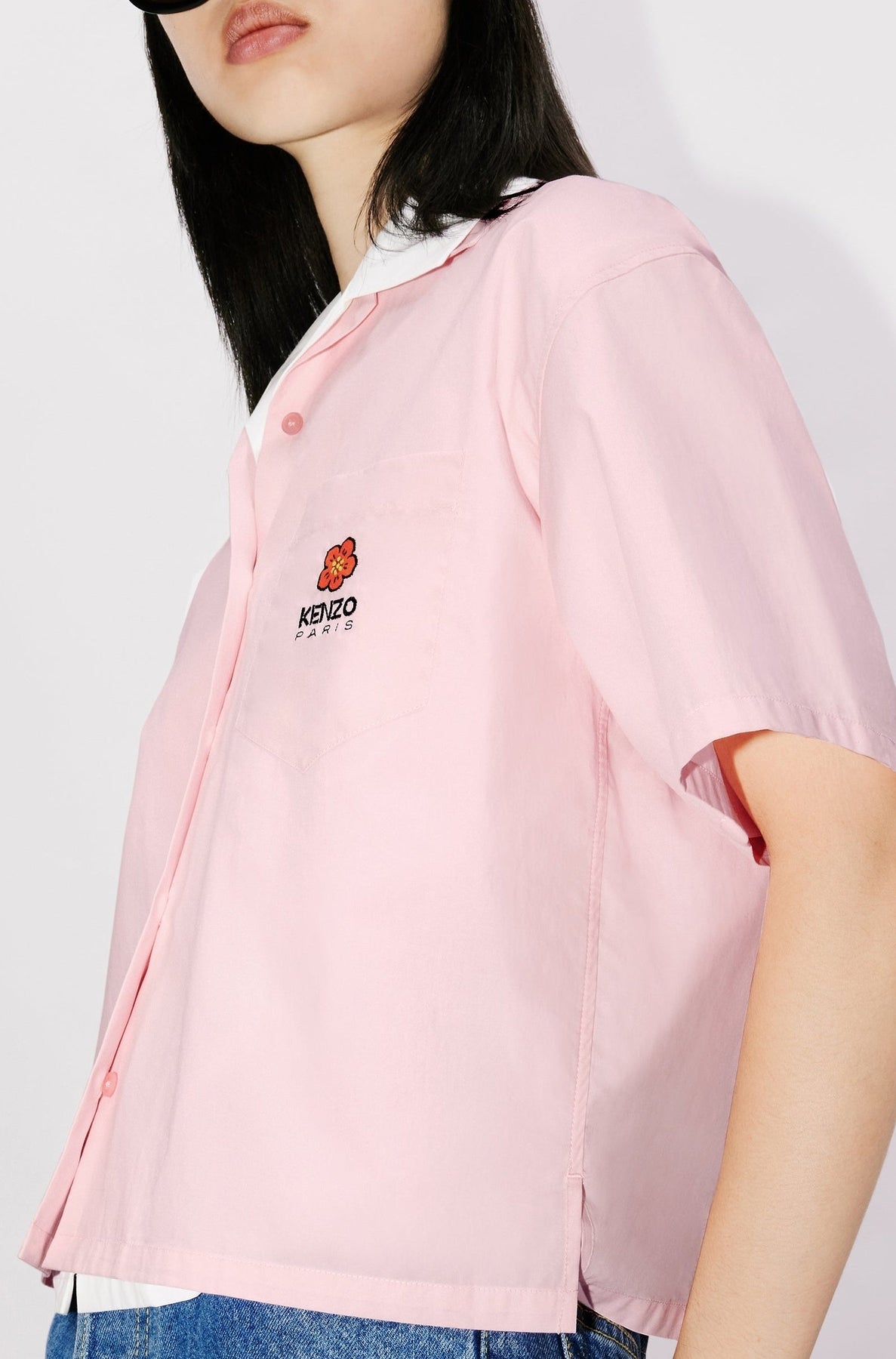 Chemise hawaïenne Boke Flower - Faded Pink