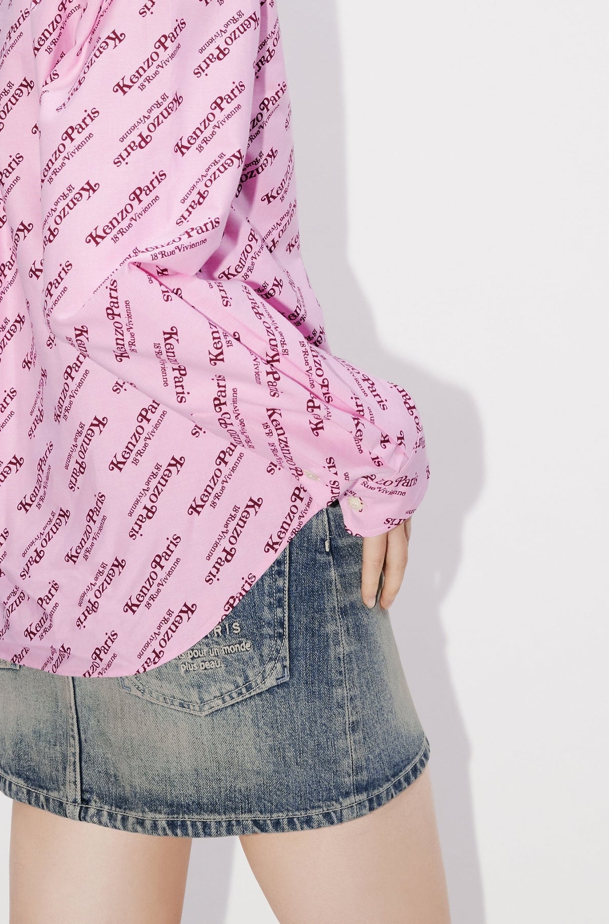 Kenzo by Verdy Fitted Shirt - Pink
