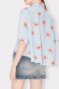 Kenzo Rose Cropped Shirt