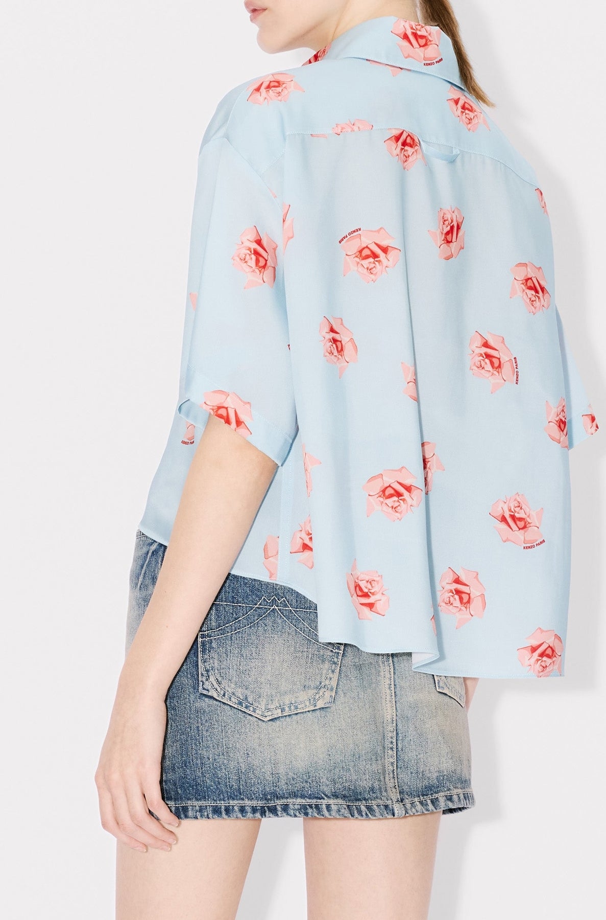 Kenzo Rose Cropped Shirt