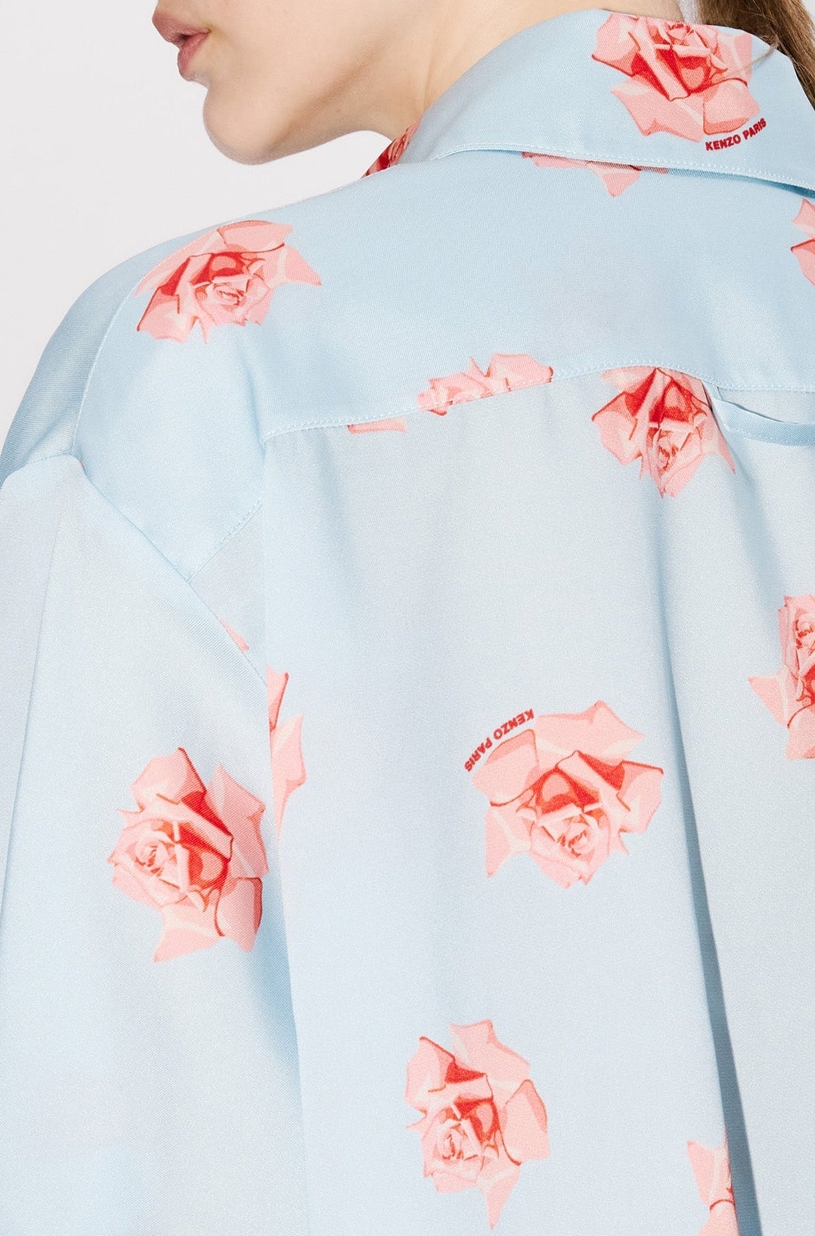 Kenzo Rose Cropped Shirt