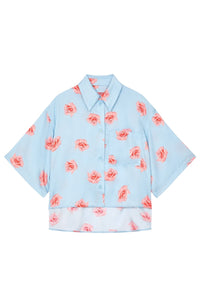 Kenzo Rose Cropped Shirt