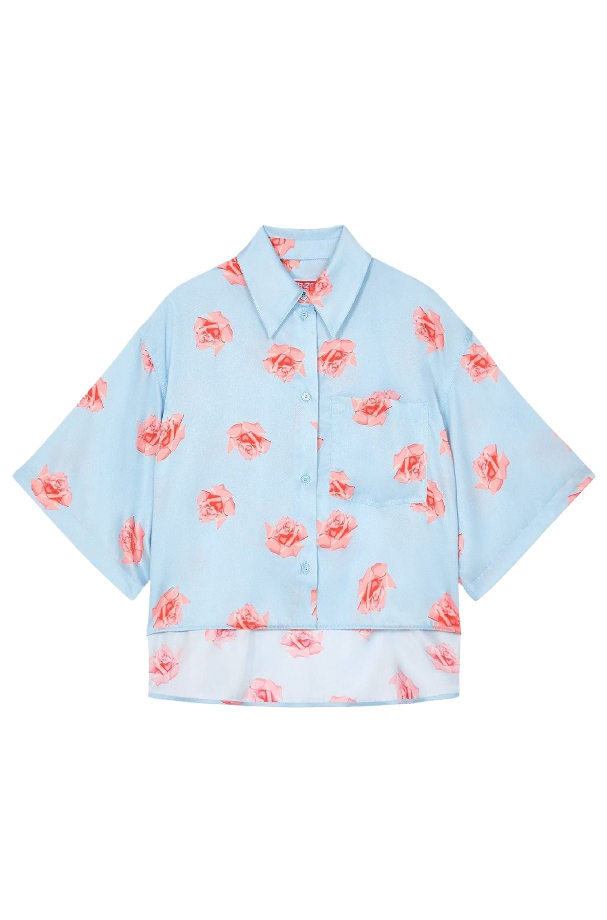 Kenzo Rose Cropped Shirt