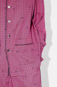 Oversized shirt Kenzo Weave - Deep Fuschia