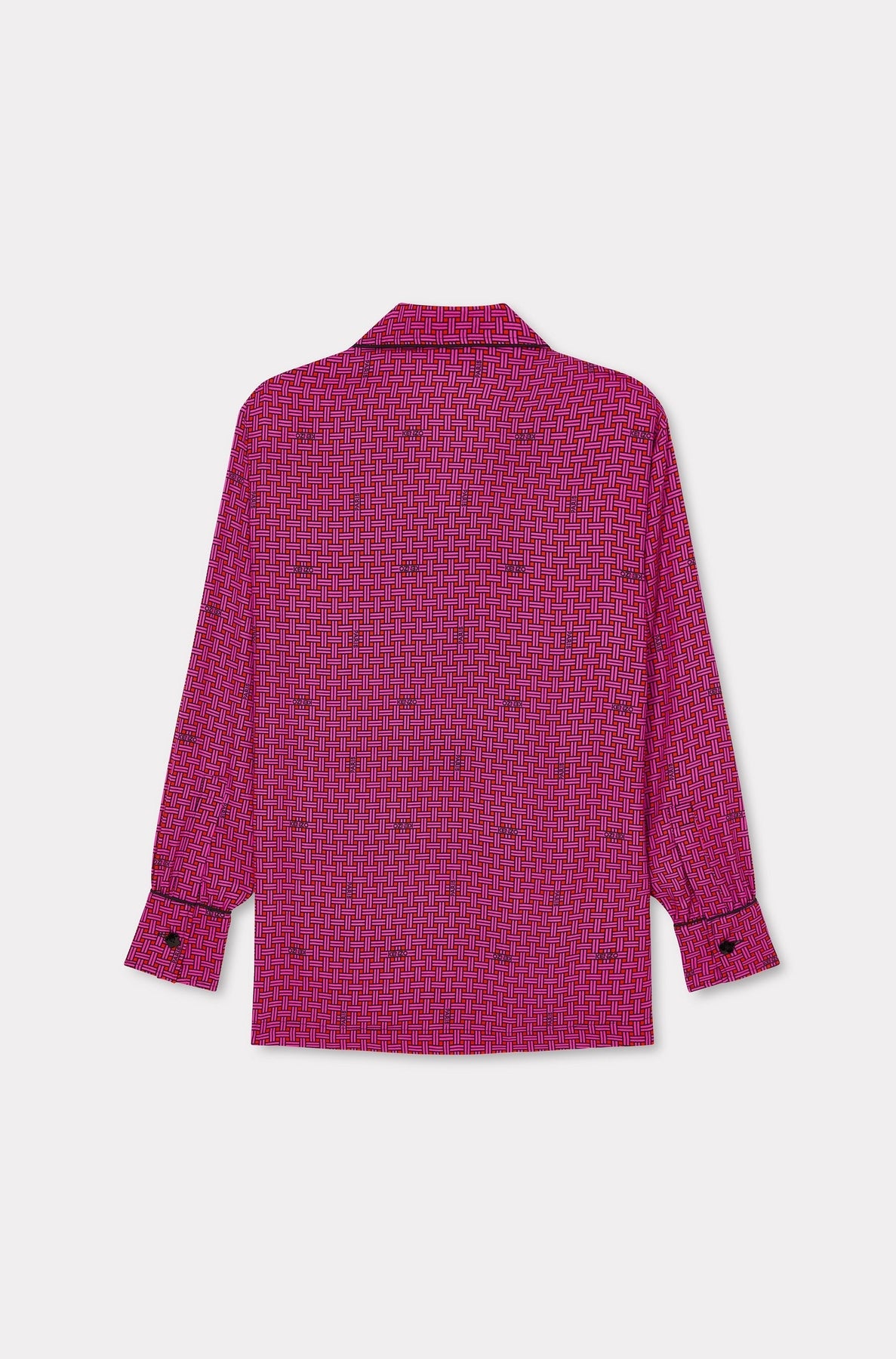 Oversized shirt Kenzo Weave - Deep Fuschia