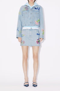 Drawn Flowers Small Skirt