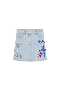 Drawn Flowers Small Skirt