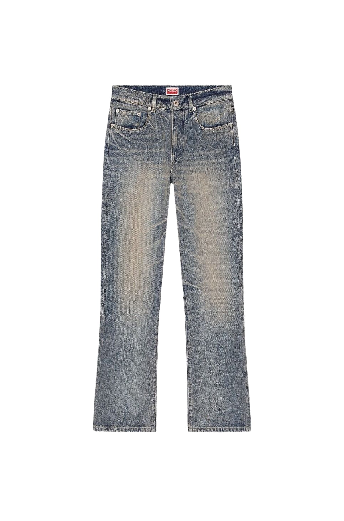 Jean Bara court - Stone Bl Dirty Blue Denim