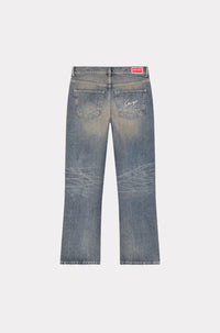 Jean Bara court - Stone Bl Dirty Blue Denim