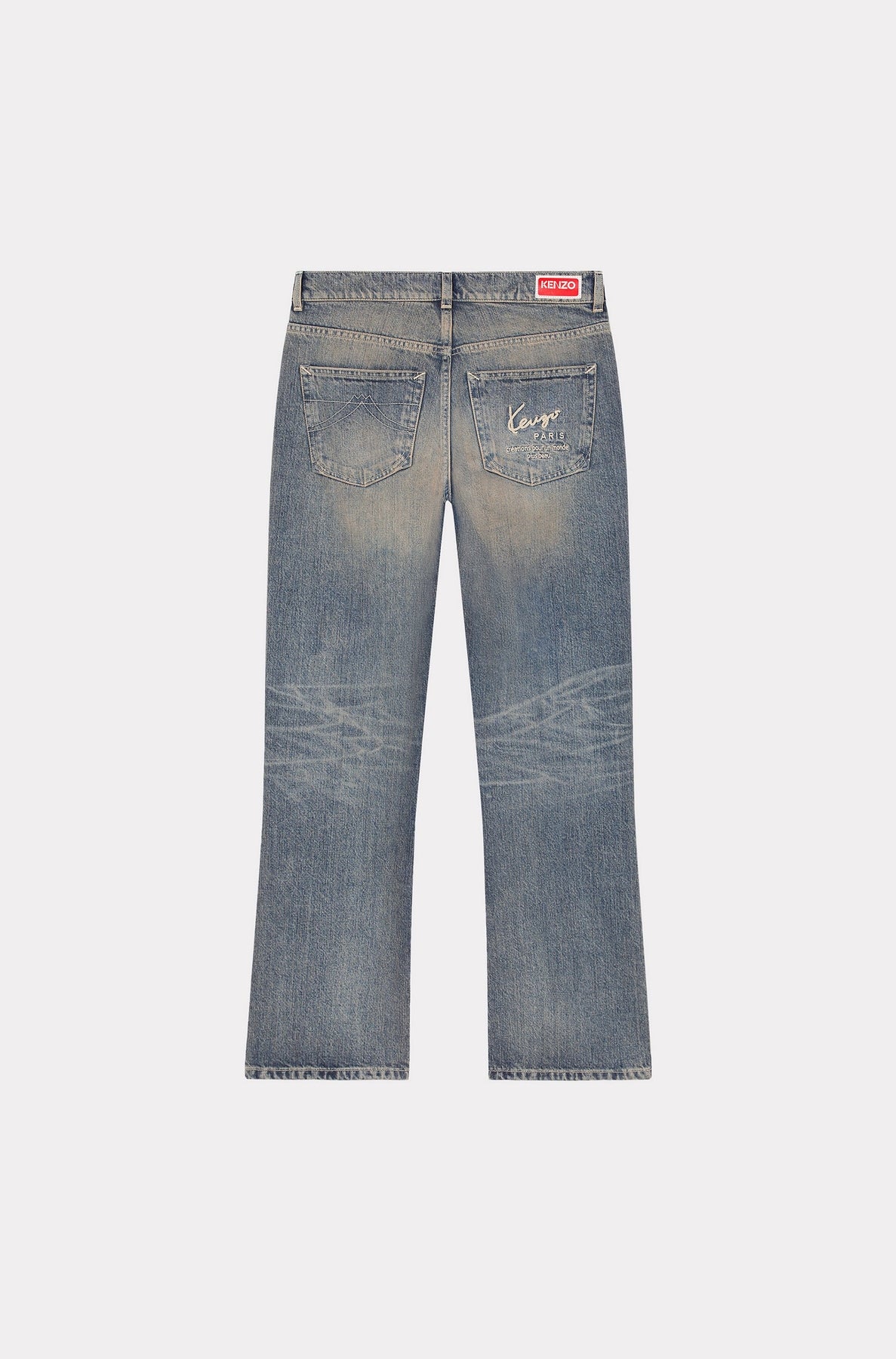 Jean Bara court - Stone Bl Dirty Blue Denim