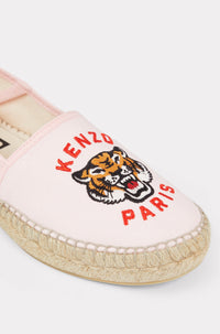 Lucky Tiger embroidered espadrilles - Faded Pink