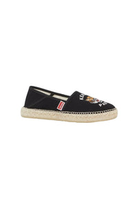 Lucky Tiger embroidered espadrilles - Black