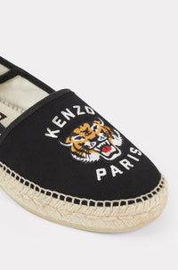 Lucky Tiger embroidered espadrilles - Black