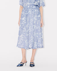 Flower Camo Midi Skirt