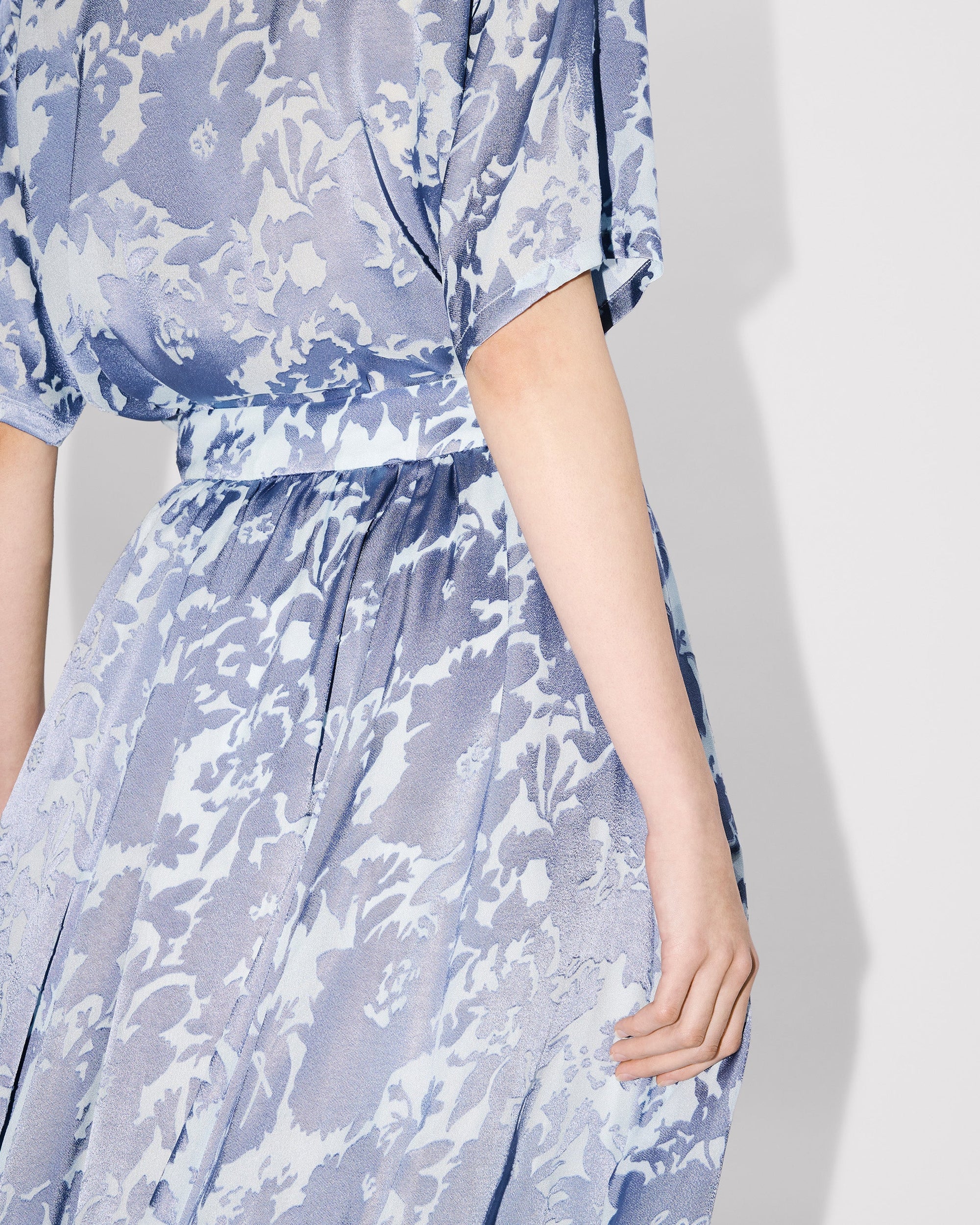 Flower Camo Midi Skirt