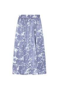 Flower Camo Midi Skirt