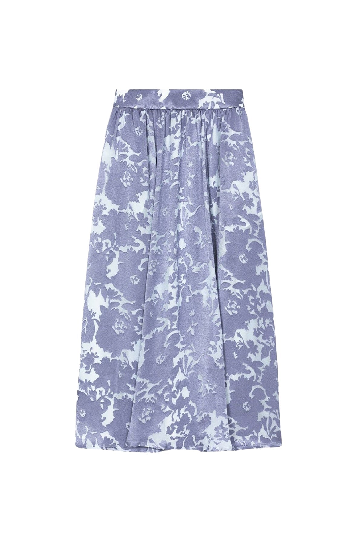 Flower Camo Midi Skirt