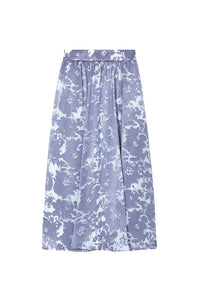 Flower Camo Midi Skirt