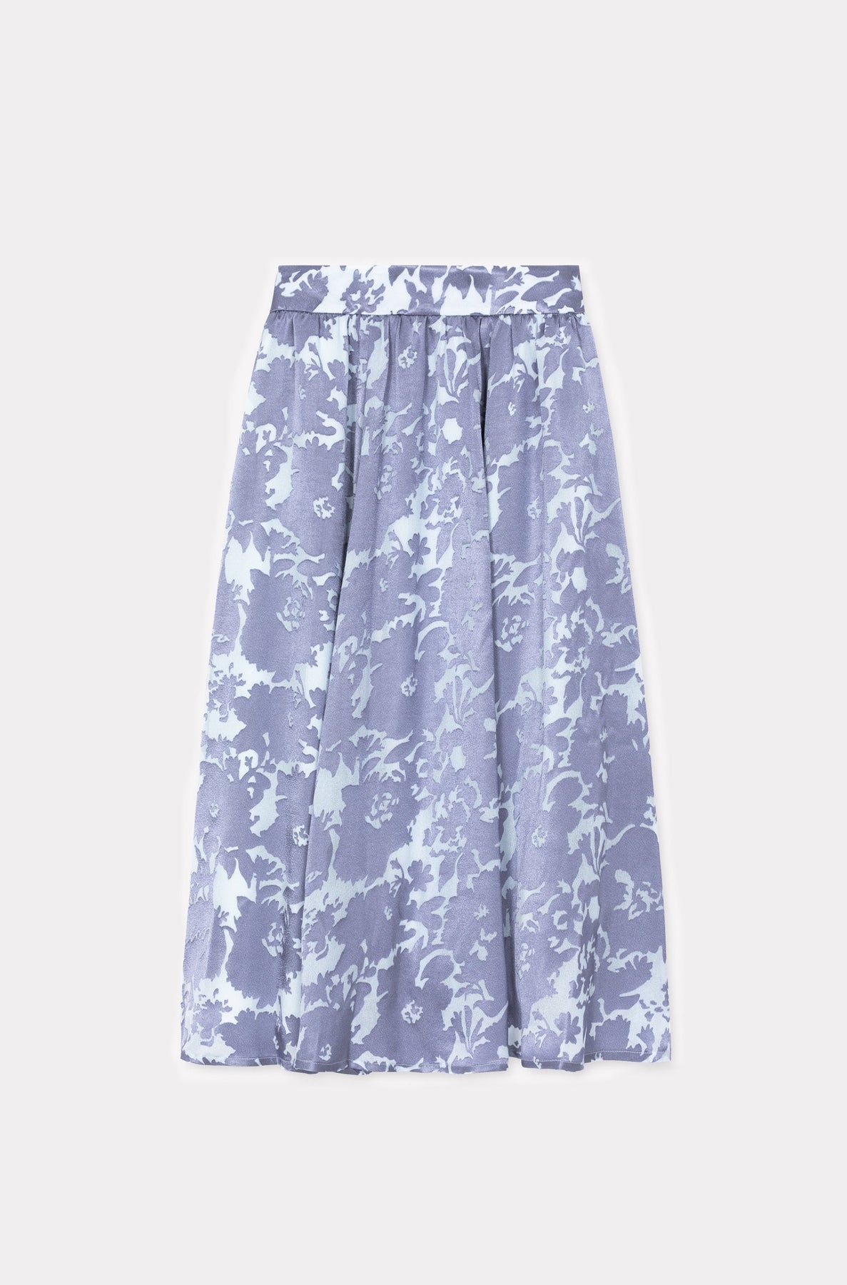 Midi Skirt Kenzo Flower Camo - Blue