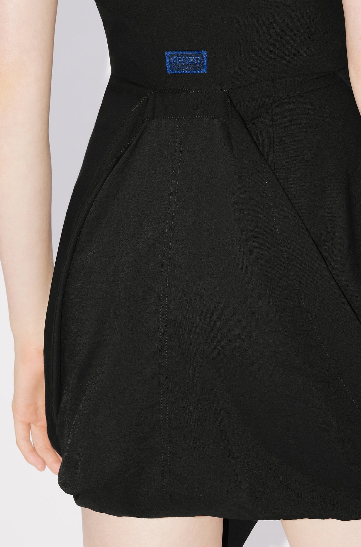 Flowing wrap skirt - Black