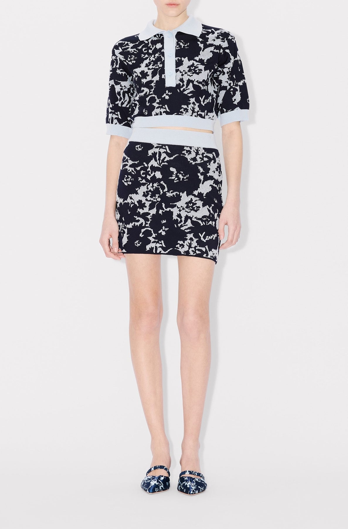 Kenzo Flower Camo Skirt