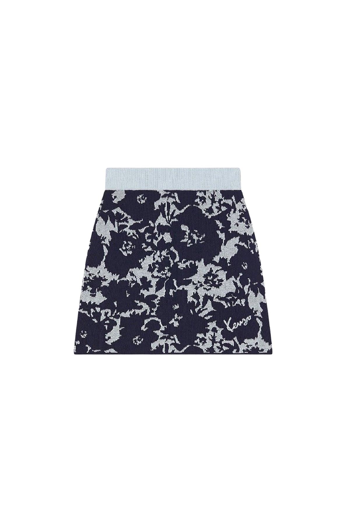 Kenzo Flower Camo Skirt - Midnight Blue