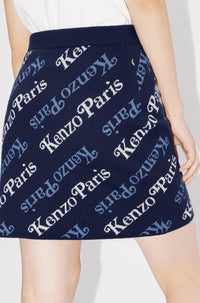 Kenzo by Verdy mini-skirt in wool - Midnight Blue