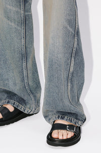 Kenzo Matto mules in leather - Black