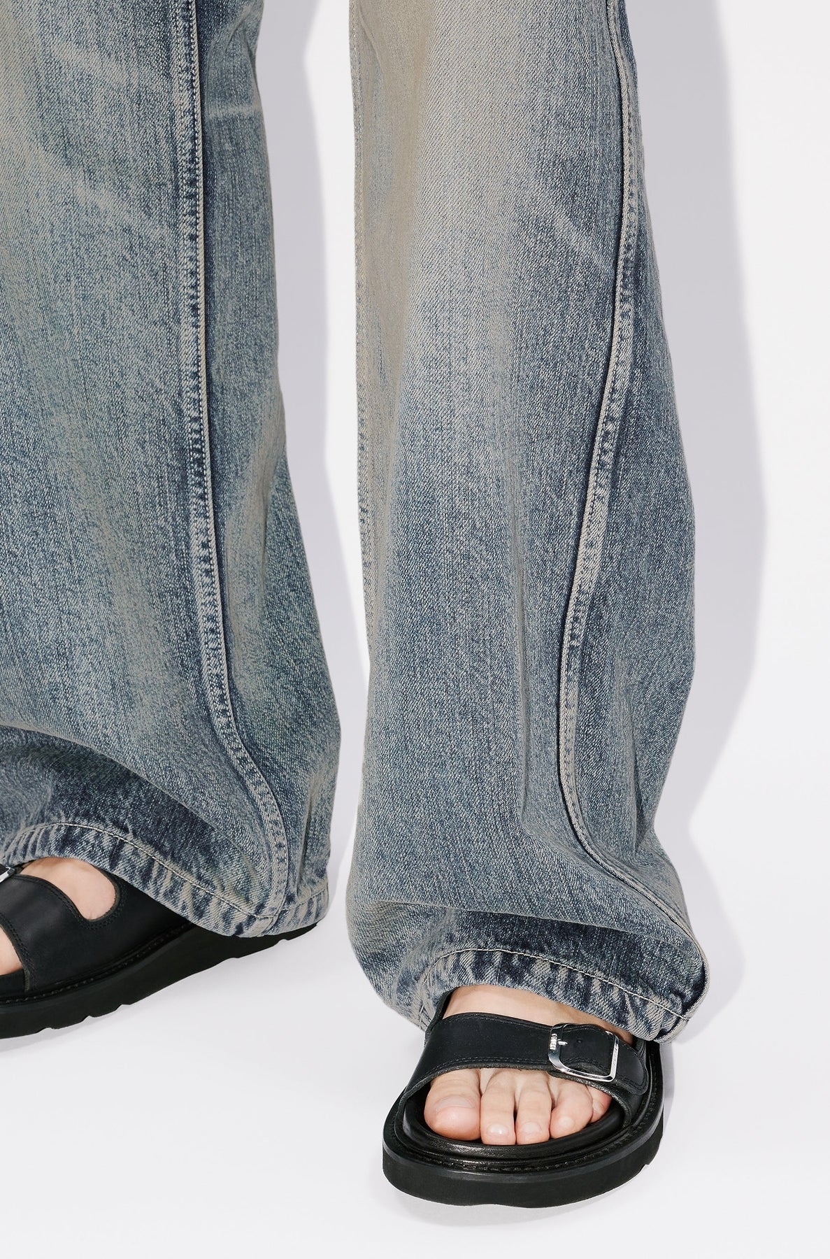 Kenzo Matto mules in leather - Black