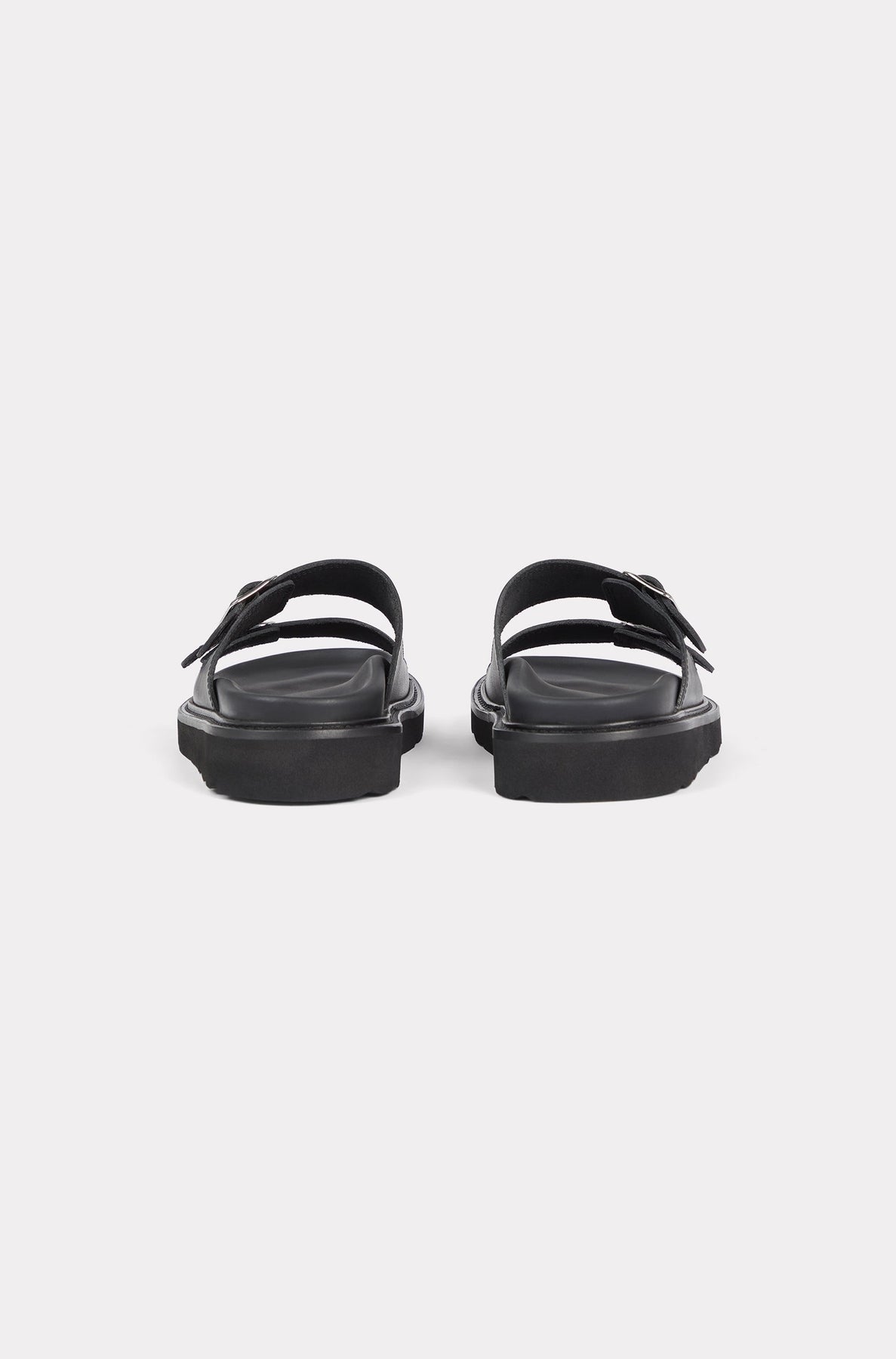 Kenzo Matto mules in leather - Black