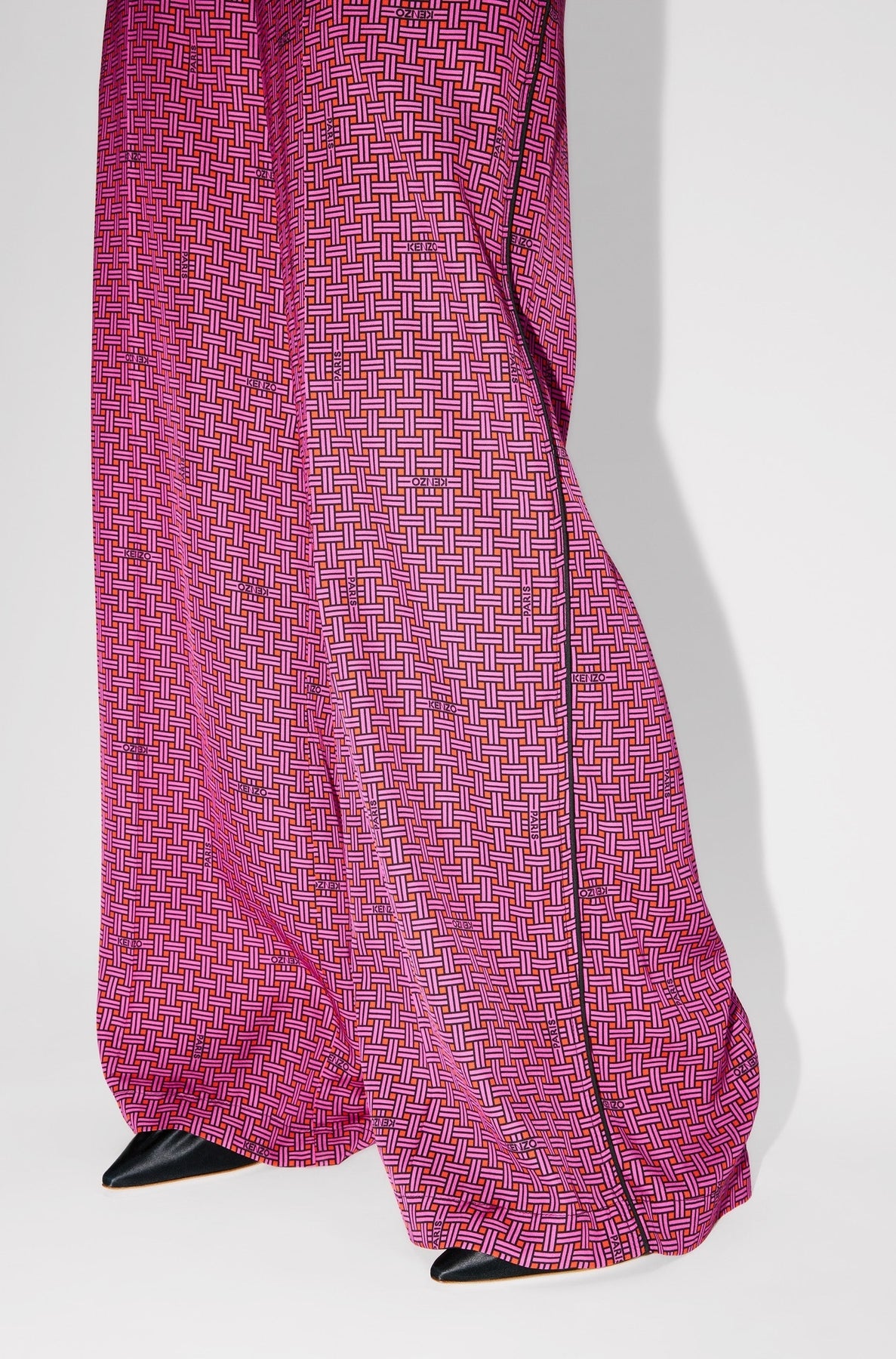 Pantalon de pyjama Kenzo Weave - Deep Fuschia