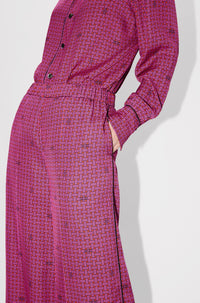 Pantalon de pyjama Kenzo Weave - Deep Fuschia