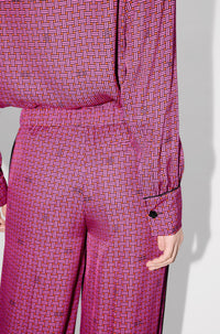 Pantalon de pyjama Kenzo Weave - Deep Fuschia