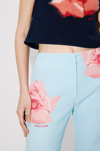 Pantalon Kenzo Rose - Light Blue