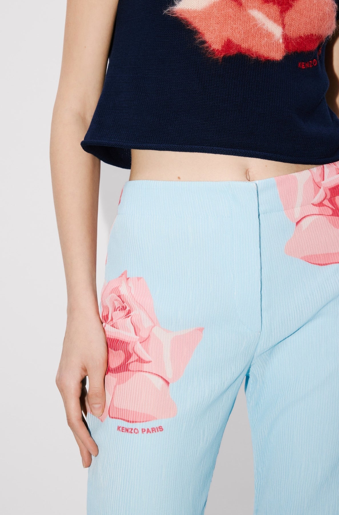 Pantalon Kenzo Rose - Light Blue