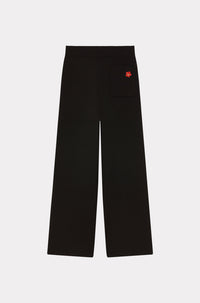 Pantalon brodé ‘Boke Flower Crest’ en laine - Black