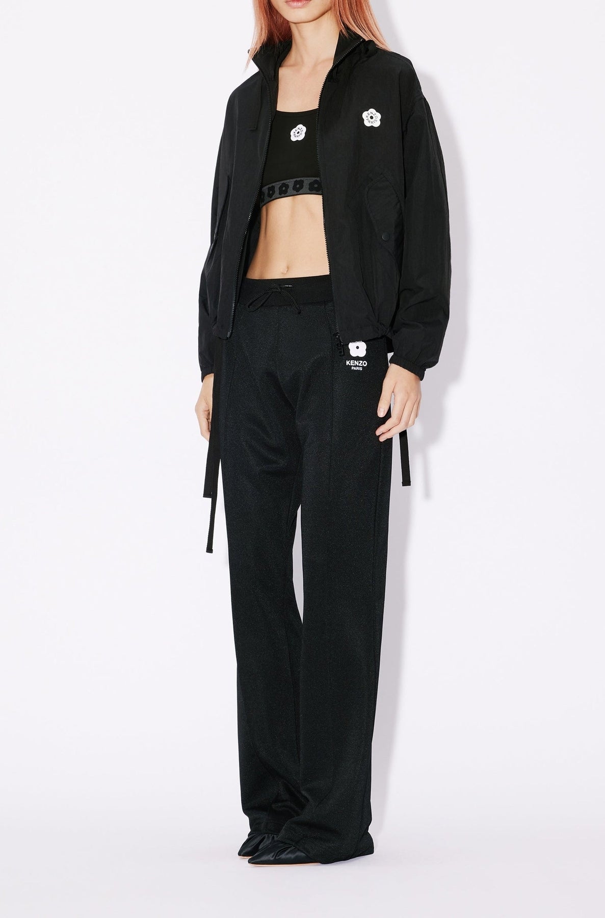 Boke Flower 2.0 embroidered jogging trousers - Black