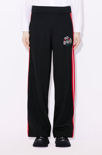 Year of the Dragon embroidered jogging trousers - Black