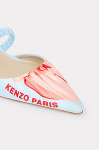 Kenzo Mio Heeled Sandals - Light Blue